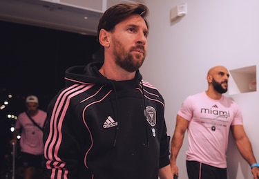 Messi llega a Panamá