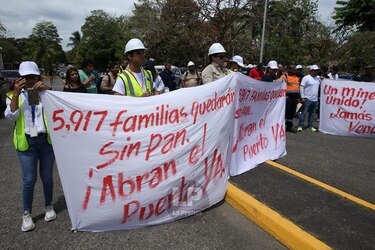 Trabajadores de Minera Panamá piden la reanudación de operaciones