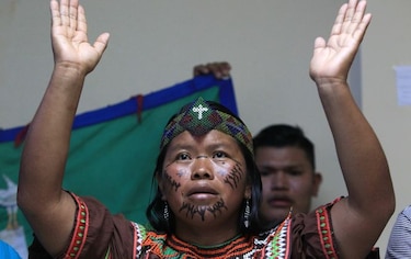 Indígenas de Mama Tatda permanecerán en la entrada de Barro Blanco