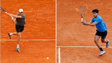 Sinner se impuso ante Alcaraz para coronarse en MonteCarlo y volver a la cima