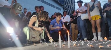 ‘Justicia, respeto y no al odio’, el clamor en la vigilia por la salud de Estrella