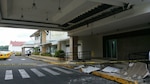 Se desprende parte del techo en la entrada del aeropuerto de Albrook