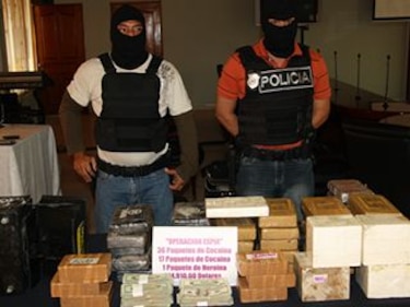 Desmantelan red internacional de tráfico de droga