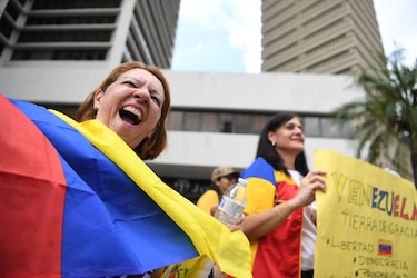 ‘Libertad’: el clamor de los venezolanos en Panamá en la jornada electoral