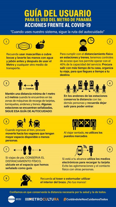 El Metro de Panamá aplica guía del usuario; se estima operar con un 40% de la demanda