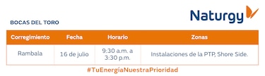 Trabajos de mantenimiento en la red eléctrica del 13 al 19 de julio de 2026