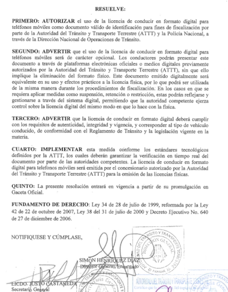 ATTT aprueba uso de licencia de conducir digital en Panamá: estará en tu celular y trae estas ventajas