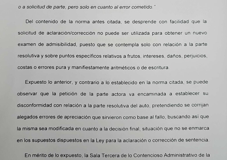 La Corte niega una solicitud de PPC, en contra de la demanda sobre su concesión