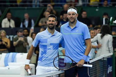 Juan Martín Del Potro recibió su último homenaje en una despedida junto a Novak Djokovic