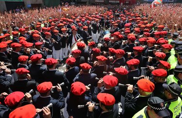 Pamplona empieza sus festejos de San Fermín