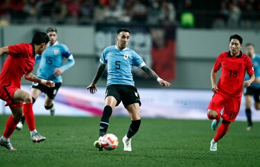 Uruguay logra arañar una victoria ante Corea del Sur