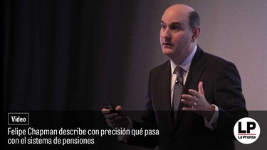 Felipe Chapman describe con precisión qué pasa con el sistema de pensiones
