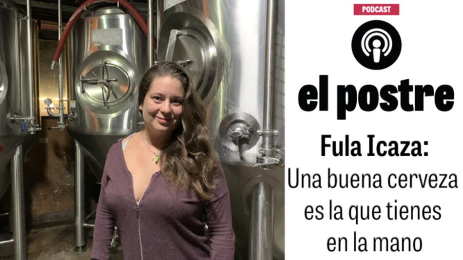 Fula Icaza: 'Una buena cerveza es la que tienes en la mano'