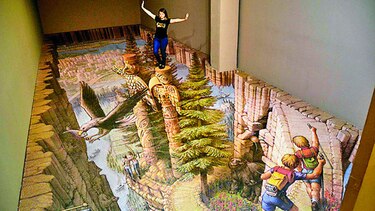 Museo con obras en 3D