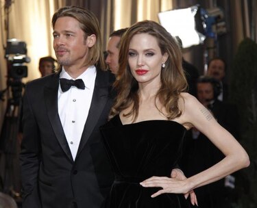 Pitt y Jolie comienzan la oleada de fiestas en Londres 2012