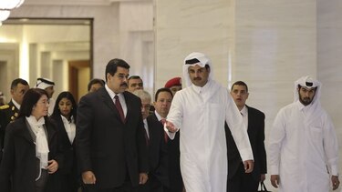 Maduro anuncia 'alianza' con bancos de Catar para dar oxígeno a economía