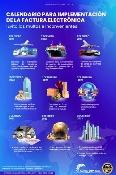¿Quiénes deben entrar en factura electrónica para el 2023, para cumplir con las normas de la DGI? En The Factory Hka Corp Panamá te ayudamos en la transición