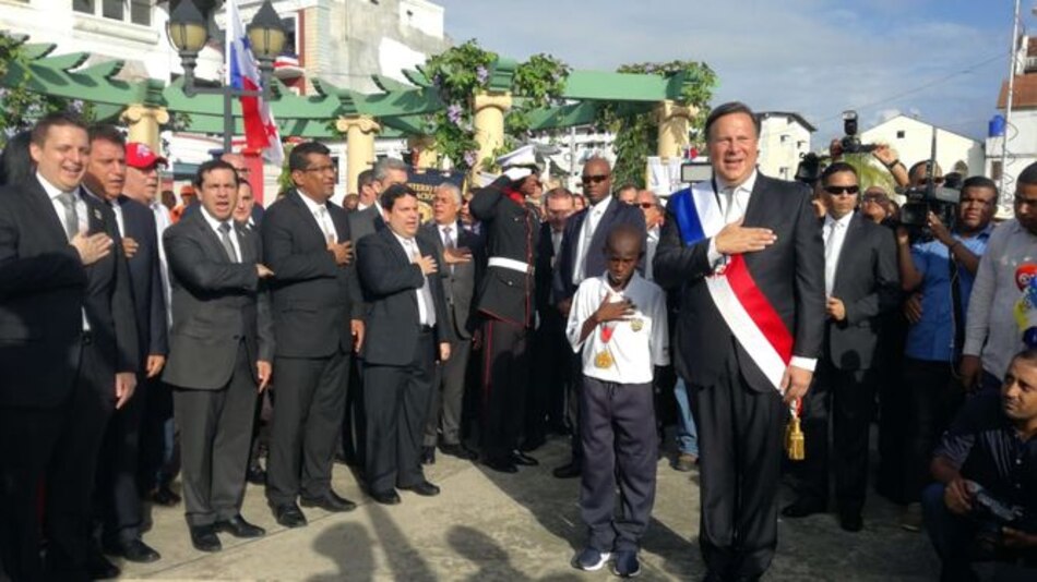 Celebración del 5 de noviembre en Colón: entre división e inauguración de obras