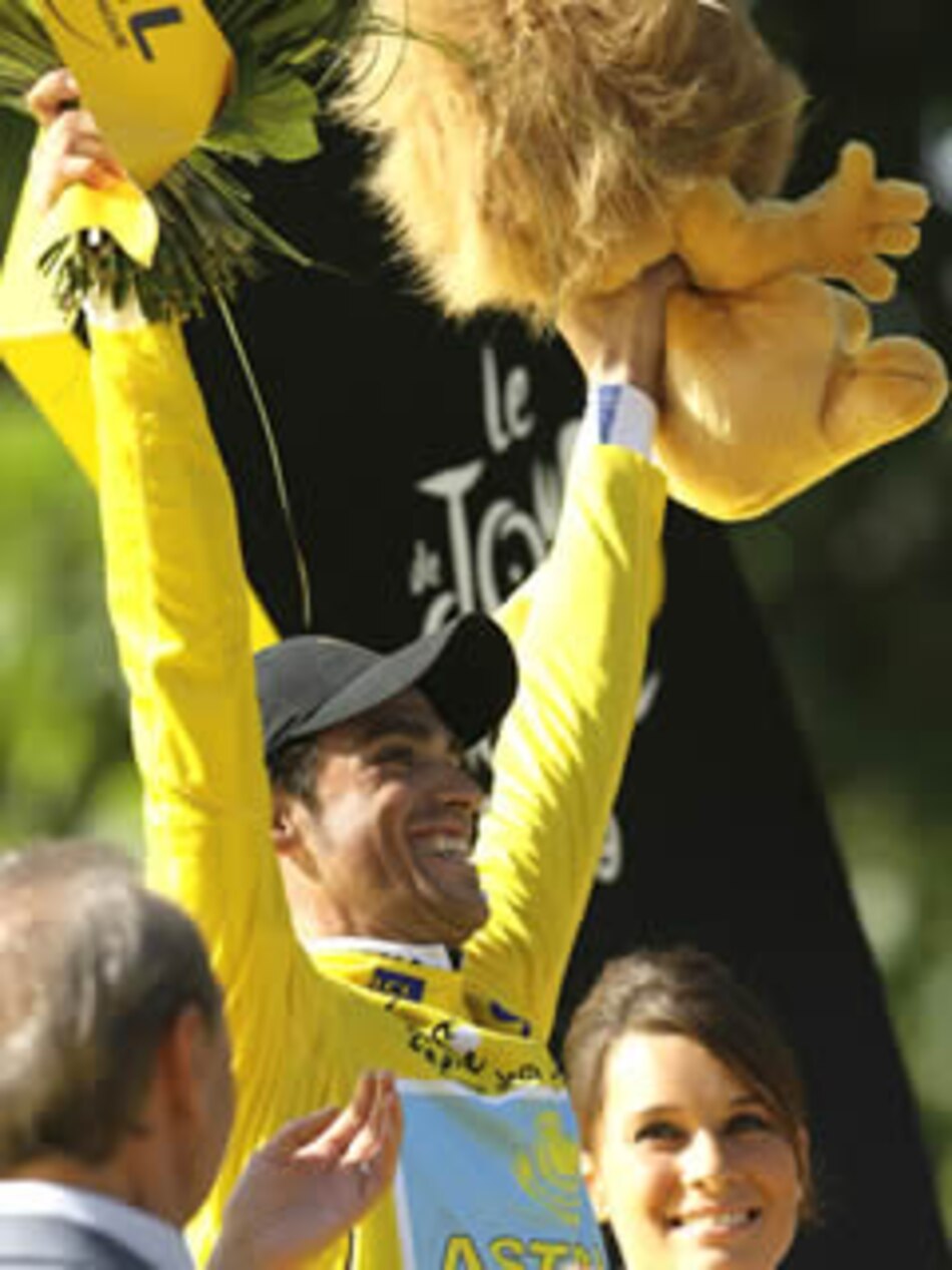 Contador gana el 'Tour de Francia'