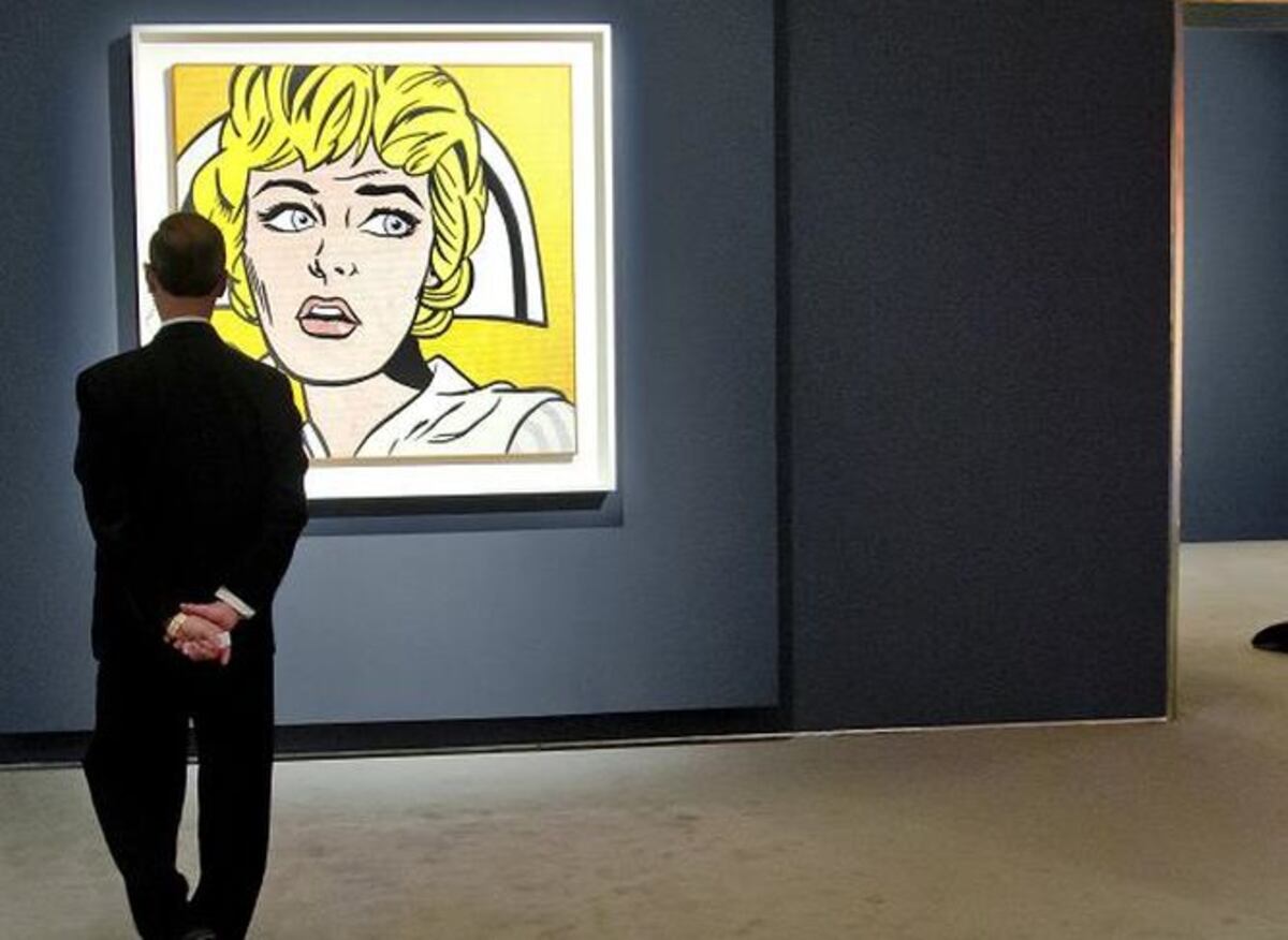 Telas de Modigliani y Lichtenstein subastadas en sumas récord