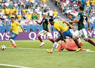 Brasil mostró poderío ante los mexicanos
