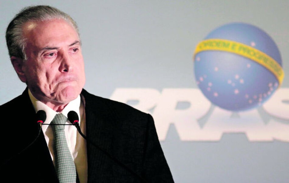 Justicia brasileña autoriza interrogatorio por escrito al presidente Michel Temer