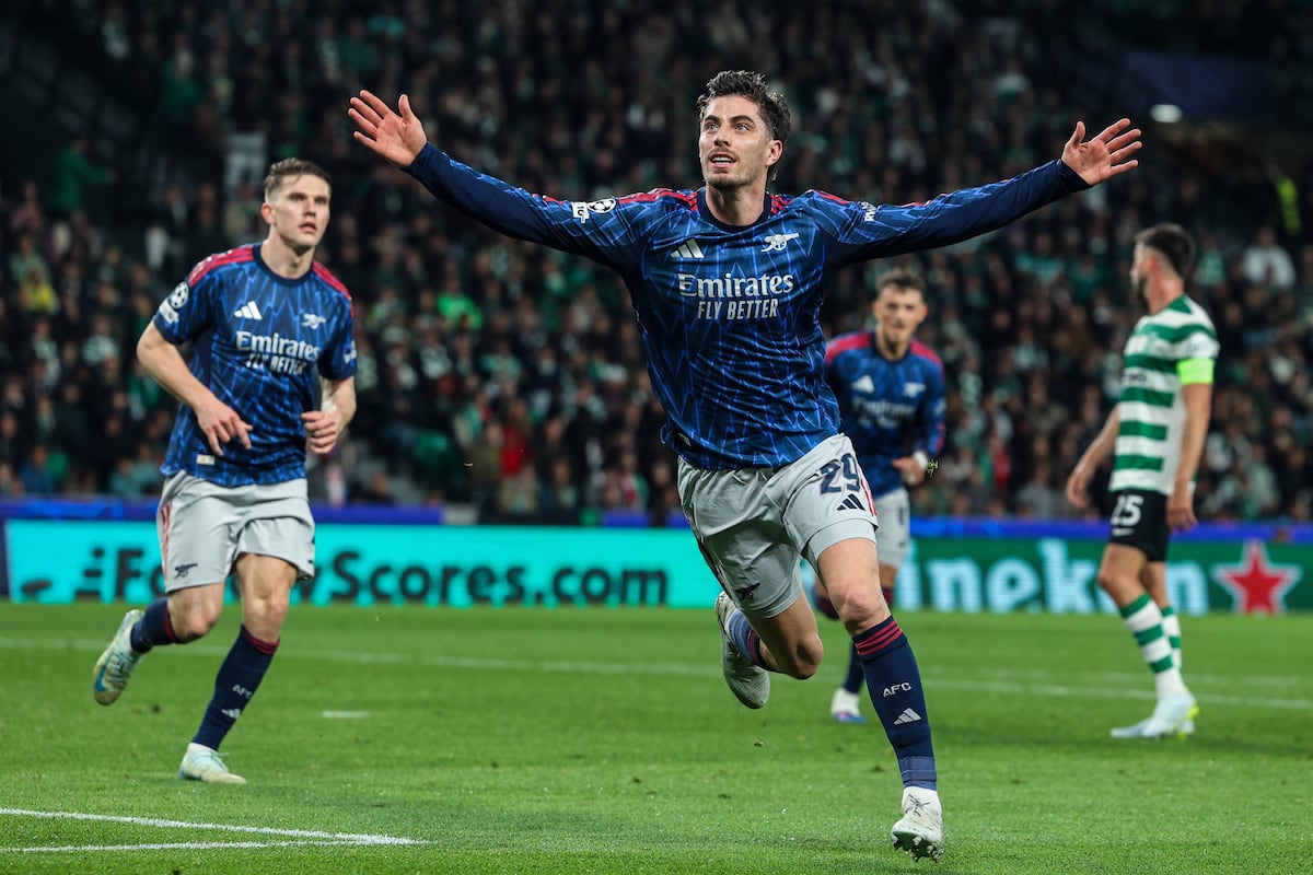 El Arsenal golpea al Sporting en Champions