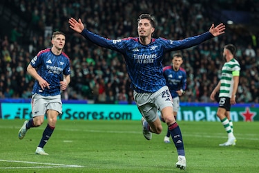 El Arsenal golpea al Sporting en Champions