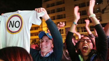 El 'no' en Colombia aniquila casi la posibilidad de un Nobel de la paz