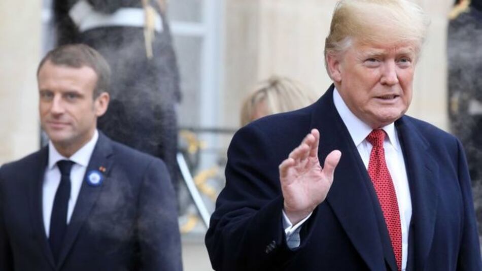 Macron intenta bajar la tensión con Trump