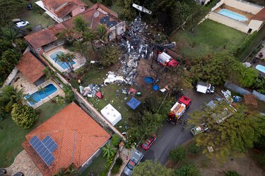 Los peritos recuperan todos los datos de las cajas negras del avión accidentado en Brasil