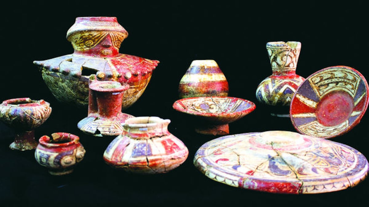 Algunas cerámicas eran de uso diario y otras destacaban como piezas ornamentales. CORTESÍA