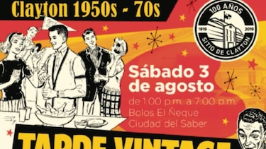 Tarde familiar con temática retro