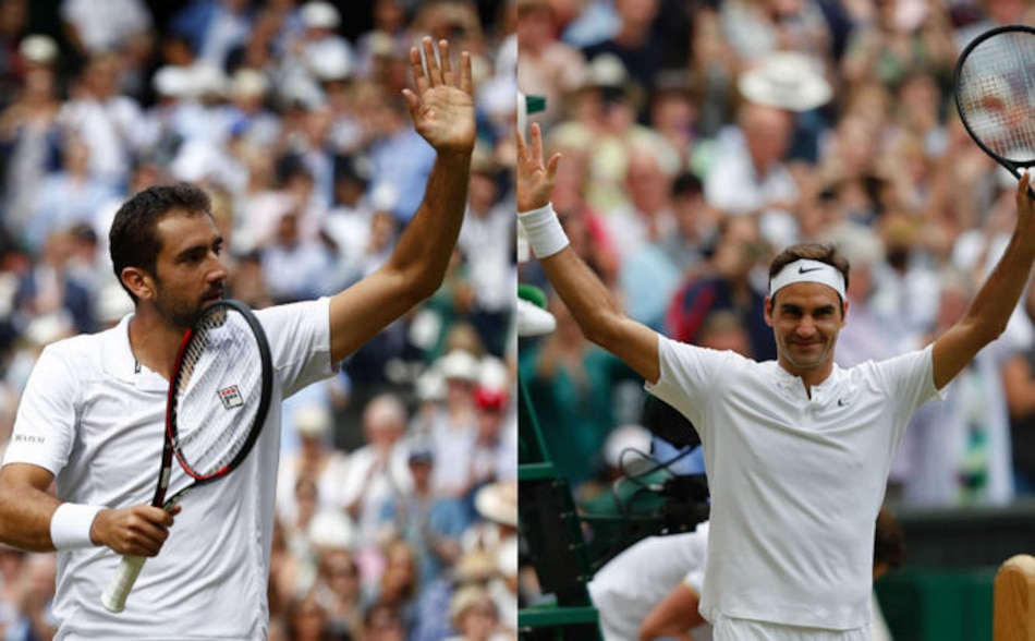 Federer se cita con Cilic y con la historia en la final de Wimbledon