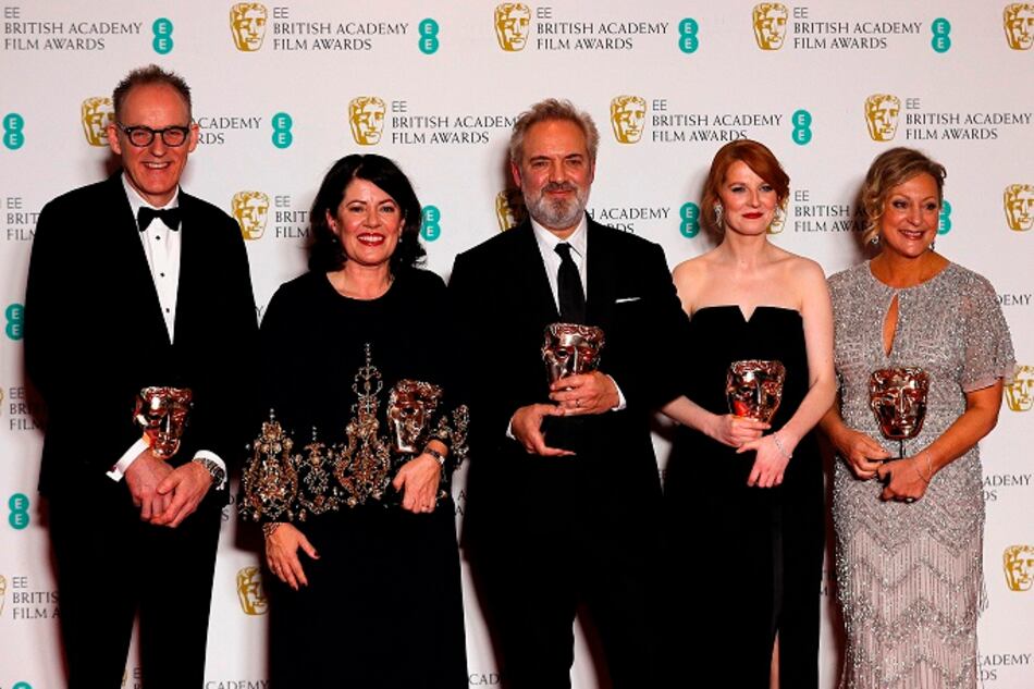 Sam Mendes y ‘1917’ triunfa en los Bafta a una semana de los Oscar