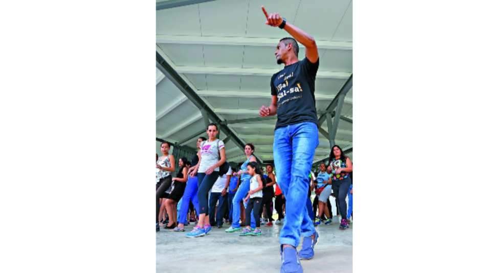Ritmo y baile en tres parques