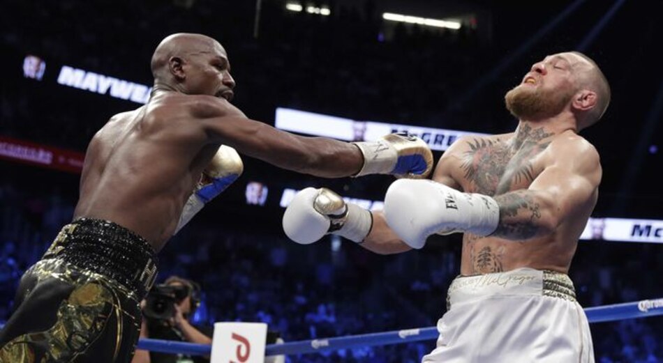 Mayweather impone su astucia y noquea a McGregor