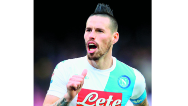 Hamsik se acerca al récord de Maradona