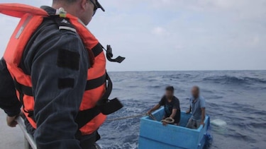 Los pescadores rescatados en México tras pasar cinco días a la deriva en el mar aferrados a una hielera