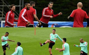 Cristiano Ronaldo ante Bale; Portugal y Gales por el pase a la final