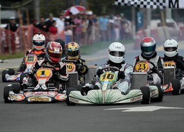 El karting tuvo acción en la capital