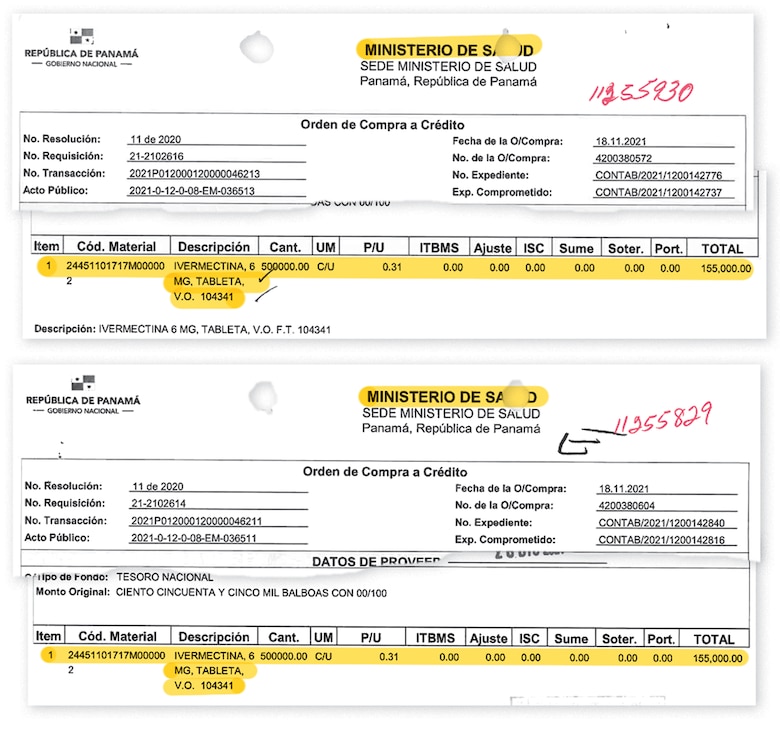 Minsa compra un millón de tabletas de ivermectina