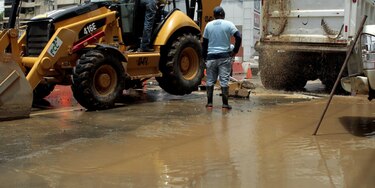 Varios sectores del centro de la ciudad están sin agua por rotura de tubería