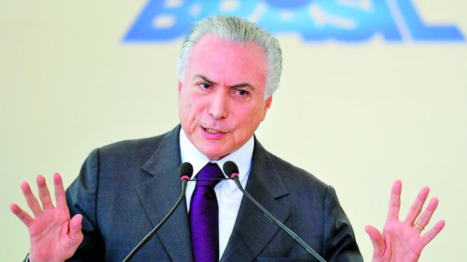 ‘No pienso en renunciar’, afirma presidente de Brasil, salpicado por escándalos