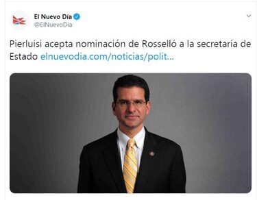 Rosselló nombra a su sucesor, excongresista Pierluisi será el nuevo gobernador de Puerto Rico