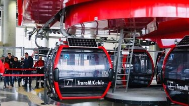 Inauguran el primer teleférico de transporte masivo en Bogotá