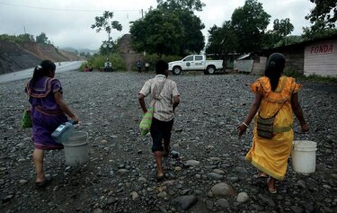 Ngäbe buglé de Bocas del Toro llegan a proyecto de Barro Blanco
