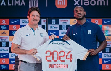 Alianza Lima presentó al panameño Cecilio Waterman