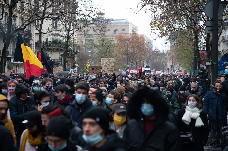 Nuevas manifestaciones en Francia contra ley de seguridad