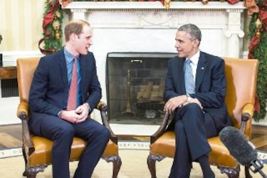 Príncipe Guillermo se reúne con Obama en la Casa Blanca